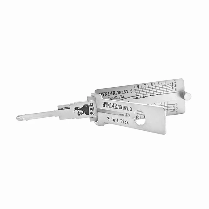 Lishi HYN14R/HY15 V.3 2in1 Decoder and Pick for Hyundai Kia