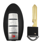4 Buttons Car Key Shell for Nissan Teana, Qashqai, Sylphy, Livina, Tiida, X-Trail