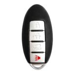 4 Buttons Car Key Shell for Nissan Teana, Qashqai, Sylphy, Livina, Tiida, X-Trail