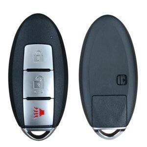 3 Buttons Car Key Shell for Nissan Qashqai, Sylphy, Livina, Tiida, Teana and X-Trail with Rotary Start