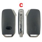 4 Buttons Car Key Shell for Kia VVDI Handset XZKA82EN Car Replacement Shell