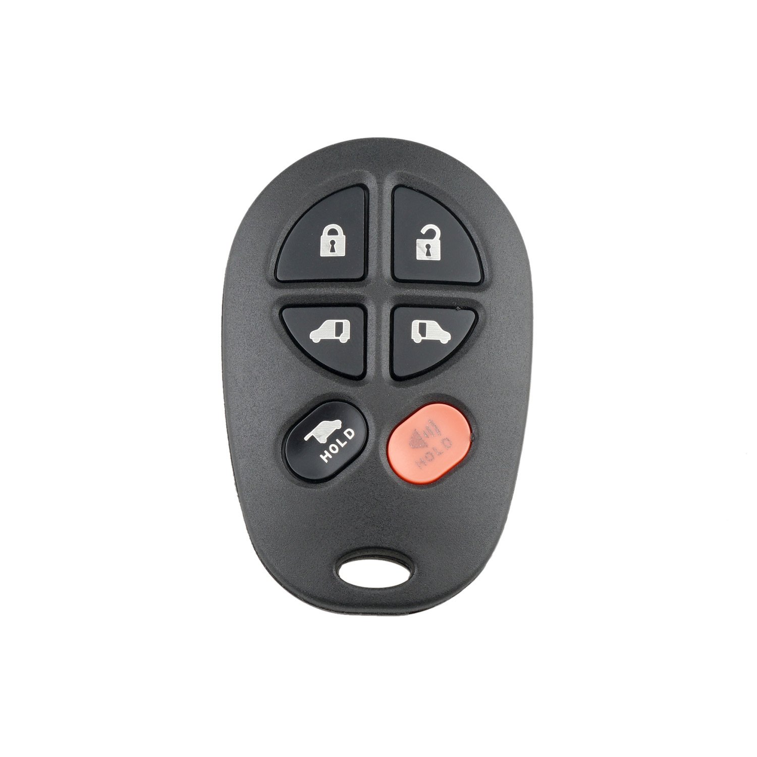 6 Buttons 315mhz Car Key Remote Control for Toyota Sequoia GQ43VT20T