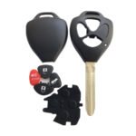 5pcs 3 Buttons Car Key Shell Applicable to Toyota Camry Reiz