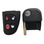 4-button Folding Car Remote Control Key 433mhz with ID60 Chip for Jaguar S-Type X-Type XJ8