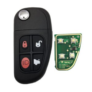 4-button Folding Car Remote Control Key 433mhz with ID60 Chip for Jaguar S-Type X-Type XJ8