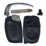 5pcs 3-button Folding Car Key Shell for Hyundai