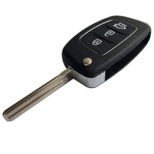 5pcs 3-button Folding Car Key Shell for Hyundai