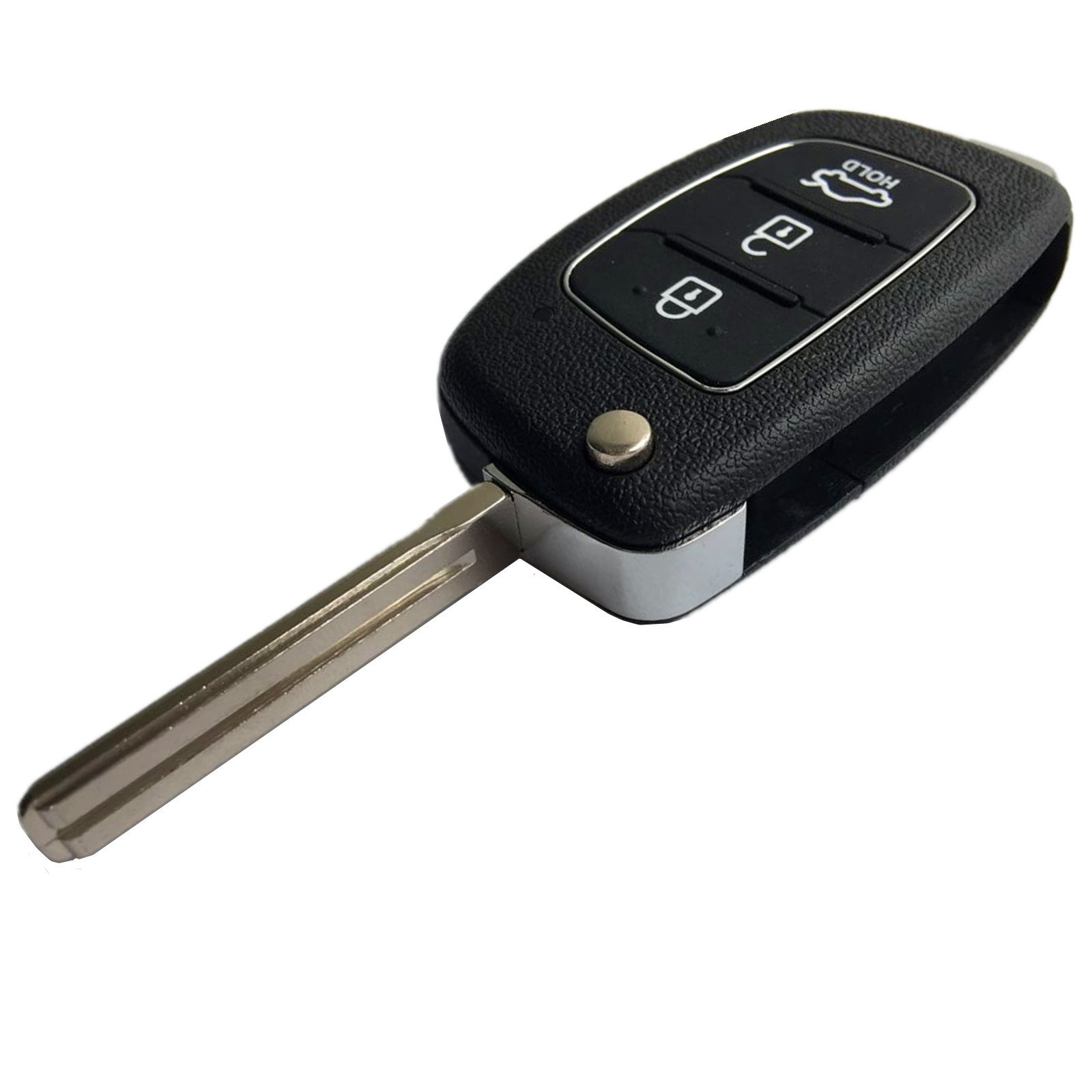 5pcs 3-button Folding Car Key Shell for Hyundai