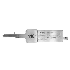 Lishi NSN14 Key Reader/Decoder Tool Ignition Door Trunk Direct Read for Nissan