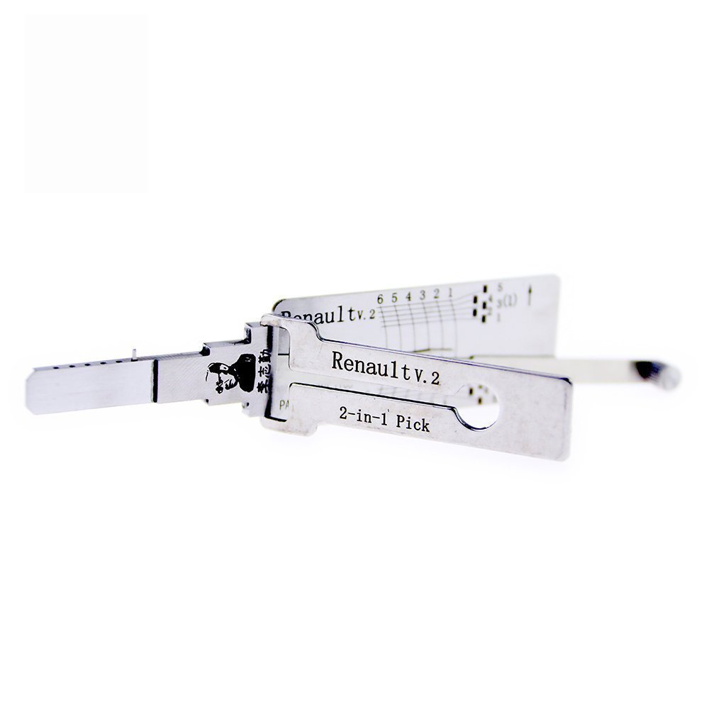 Lishi Renault V.2 2-in-1 Decoder and Pick for RENAULT [6 cuts, 5 depths]
