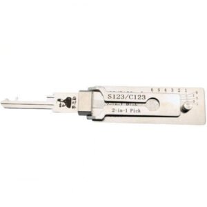 Lishi S123/C123 2-in-1 Pick & Decoder for Schlage Everest Keyway