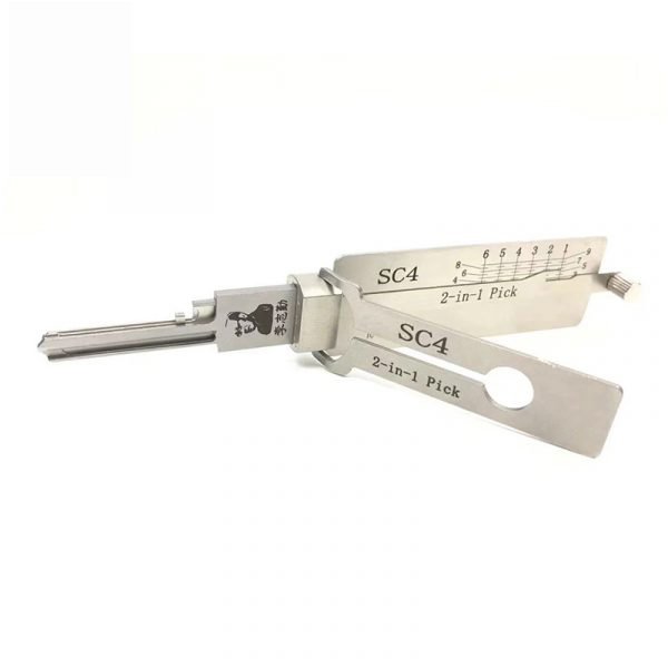 Lishi SC4 2-in-1 Pick & Decoder for 6-Pin Schlage Keyway
