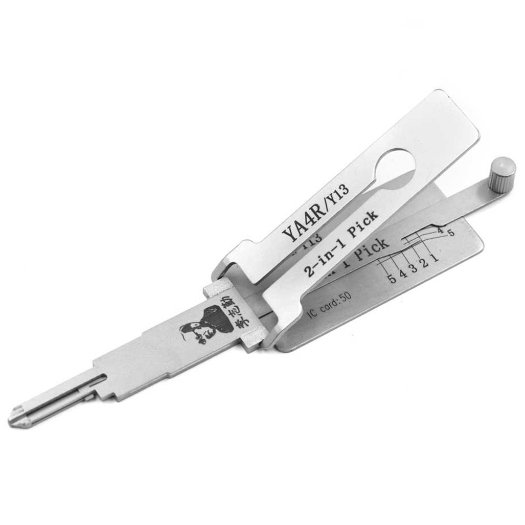 Lishi YA4R/Y13 2-in-1 Pick & Decoder for Cabinet, Drawers, Utilities, Canopy