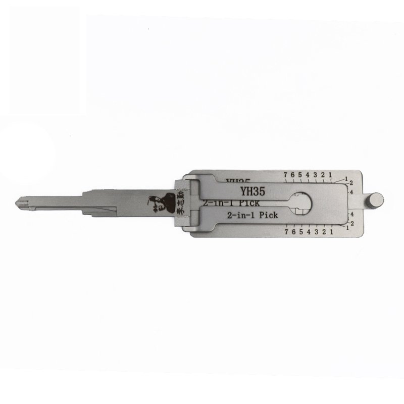 Lishi YH35 2-in-1 Decoder and Pick for Yamaha Motor Bikes (REVERSE OF YH35R)