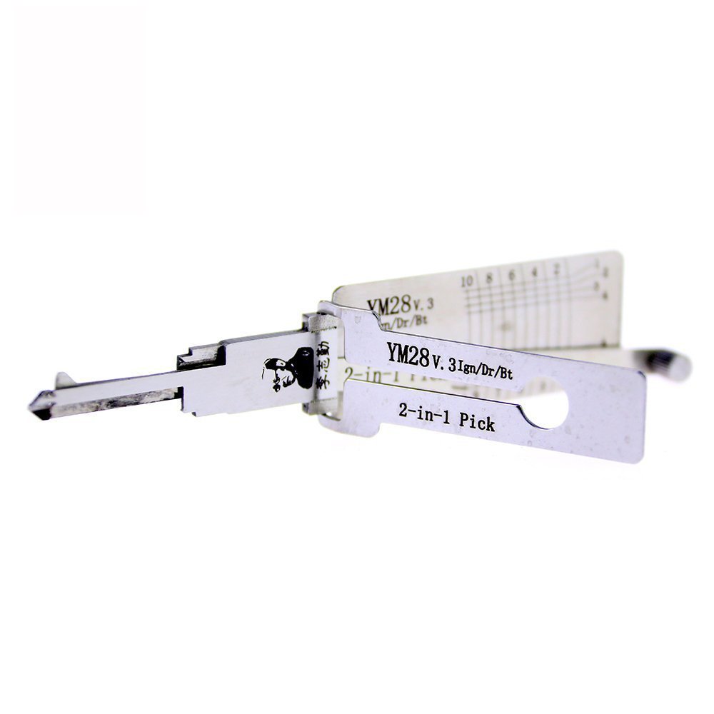 Lishi YM28 V.3 2-in-1 Decoder and Pick for Buick and OPEL
