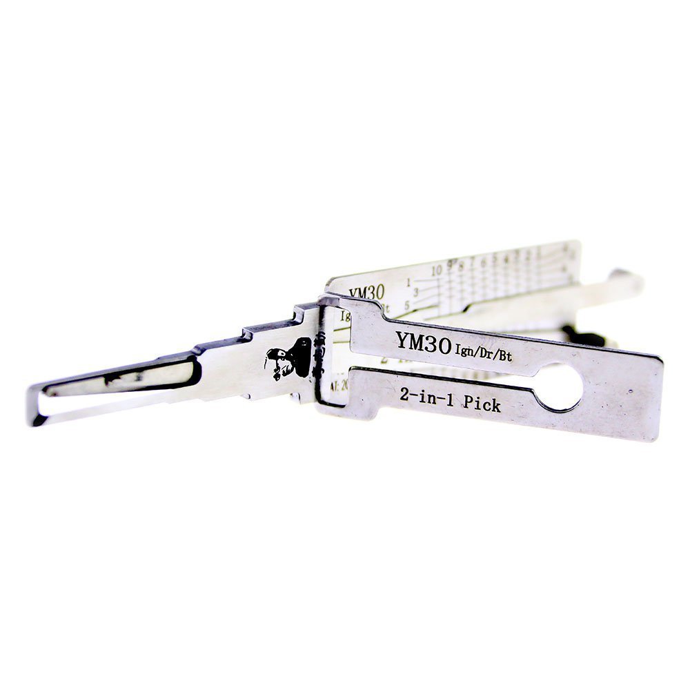 Lishi YM30 2-in-1 Decoder and Pick for SAAB [2 track external]