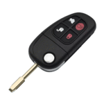 315/433MHz 4 Buttons Flip Remote Key Fob For Jaguar X-type S-type XJ XJ8 XJR 2001 2002 2003 2004 2005 2006 2007 2008 4D60 Chip