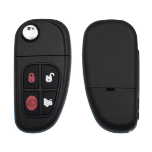 315/433MHz 4 Buttons Flip Remote Key Fob For Jaguar X-type S-type XJ XJ8 XJR 2001 2002 2003 2004 2005 2006 2007 2008 4D60 Chip