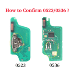 3 Buttons Modified Flip Remote Car Key for Peugeot 207 308 307 407 607 for Citroen C2 C3 C4 0536 ASK/FSK 433Mhz ID46