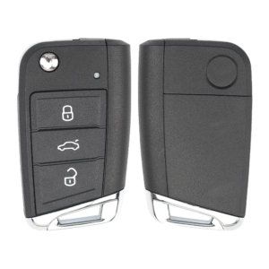 3 Buttons 434MHz Car Remote Key for VW Seat Golf 7 MK7 Tiguan Touran Polo for Skoda Octavia A7 5G6959752AB/BB 6V0959752D MQB48Chip - HU162T Blade