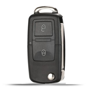2 Buttons 315/434MHz Folding Car Remote Key For VW SEAT Altea Ibiza Leon Toledo T5 1J0959753AG 1K0959753G ID48 Chip