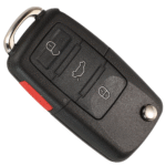 2 Buttons 315/434MHz Folding Car Remote Key For VW SEAT Altea Ibiza Leon Toledo T5 1J0959753AG 1K0959753G ID48 Chip