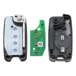 3/4 Buttons FSK 433.92MHZ Flip Remote Key for Jeep Renegade 2016-2020 Fiat 500X FCC 2ADFTFI5AM433TX SIP22 ID48 Megamos AES Chip