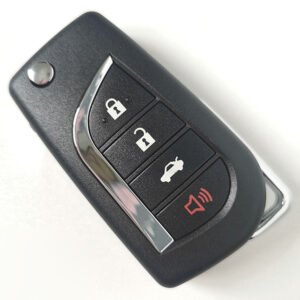 4 Buttons 315MHz Flip Remote Car Key for 2007-2010 Toyota Avalon Corolla HYQ12BBY Transponder ID 4D67