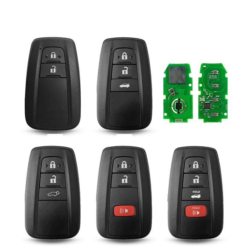 2/3/4 Buttons 433 MHz Car Smart Keys for 2019 Toyota Corolla 4A Chip 8990H-02050