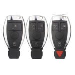2/3/4 Buttons Remote Control Car Key Cover Single Battery Holder Replacement Cover for Mercedes-Benz