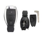 2/3/4 Buttons Remote Control Car Key Cover Single Battery Holder Replacement Cover for Mercedes-Benz