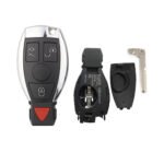 2/3/4 Buttons Remote Control Car Key Cover Single Battery Holder Replacement Cover for Mercedes-Benz