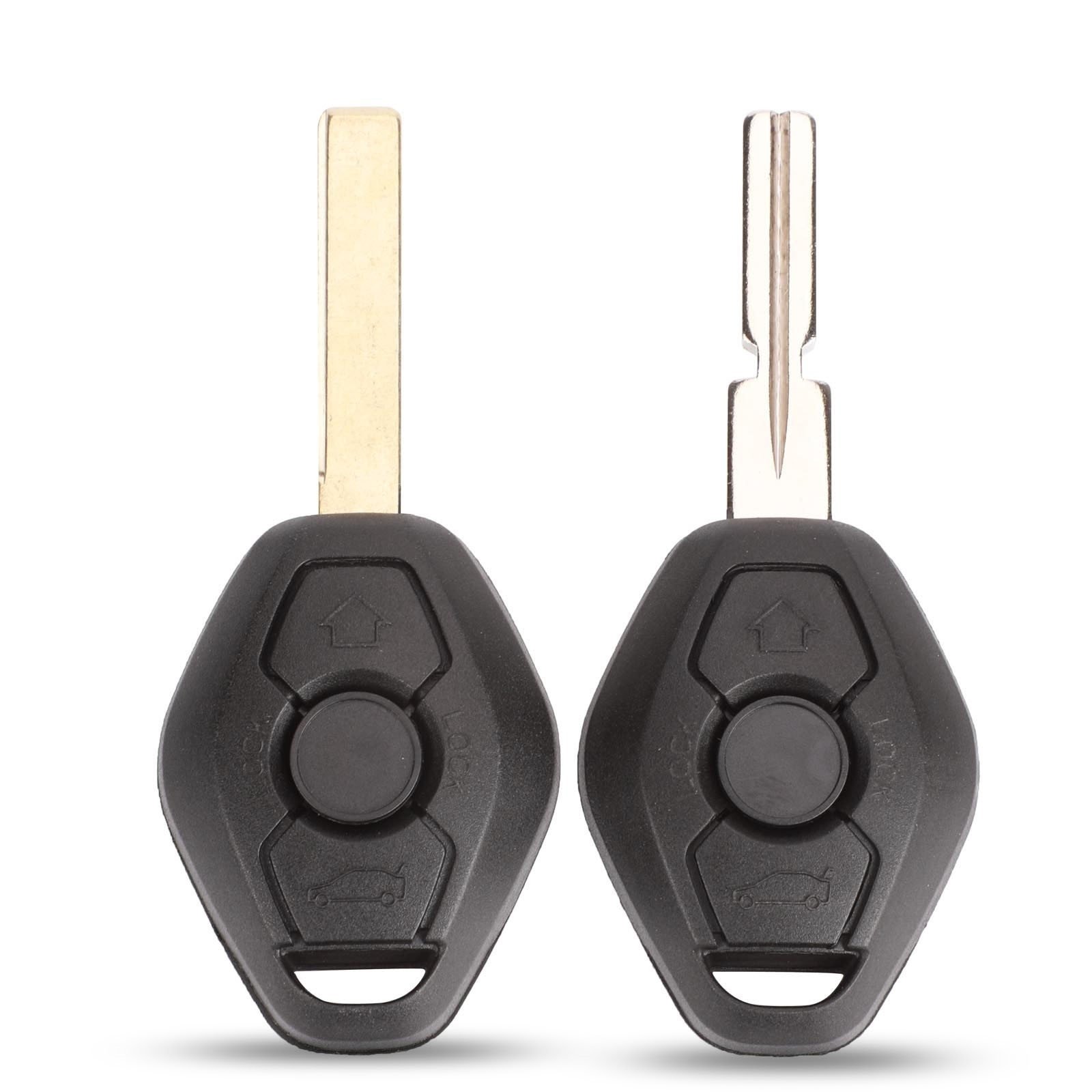 3 Buttons Car Key Remote Control Replacement Shell for BMW HU92/HU58