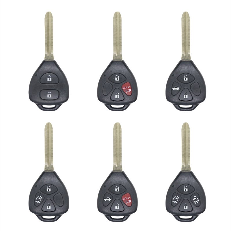 2/2+1/3/3+1/4 Button Car Key Replacement Shell for Toyota Corolla