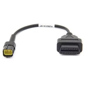 4 Pin OBD2 Adapter Cable OBDII 16 Pin to 4 Pin Diagnostic Connection Cable For KUBOTA