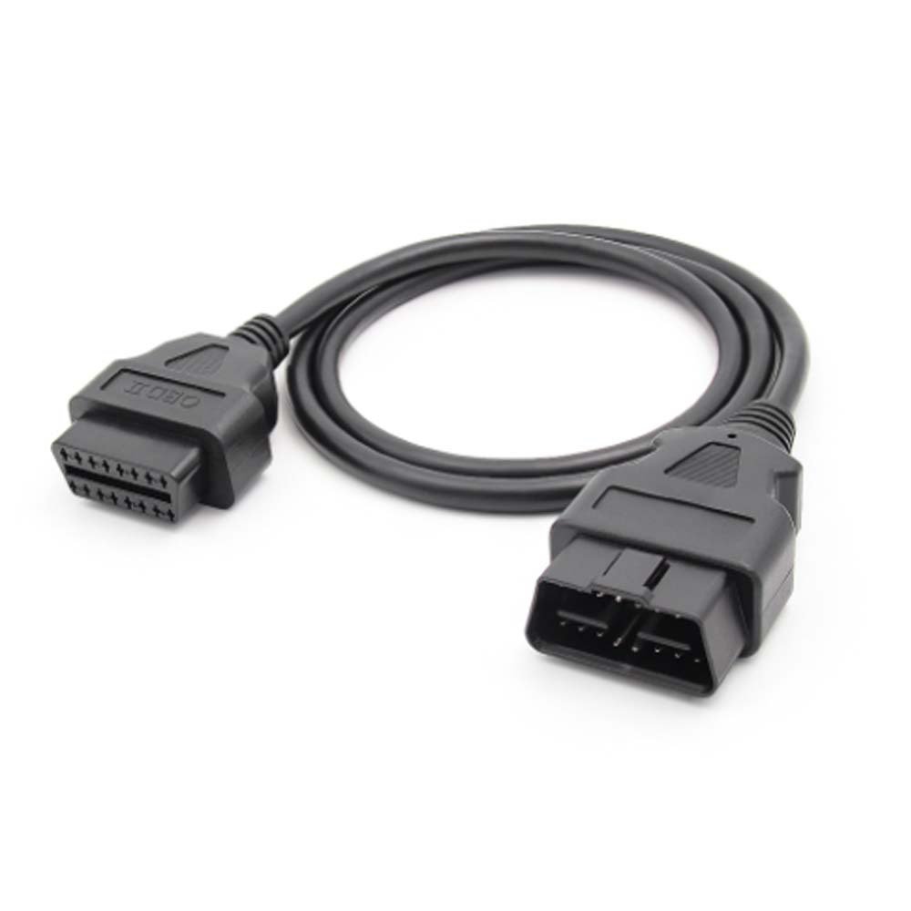 60CM OBD2 16Pin Male to Female Extension Cable For All OBDII Code Scanners