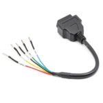Universal 16pin OBD2 Connector for Motorcycle Motorbike K+CAN OBD2 Cable Suitable for Jumper Wires Old Car Truck OBD 16 PIN Plug