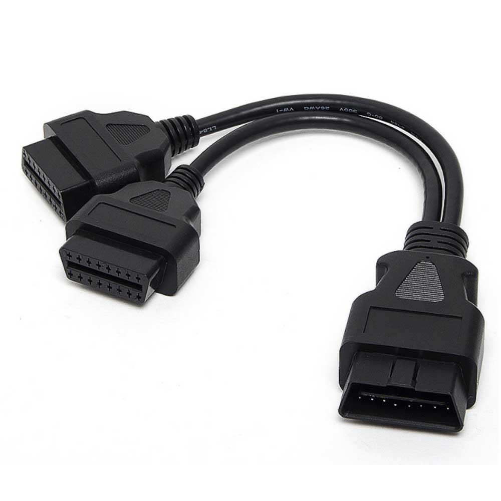 30cm OBD Wiring Harness 1-2 Conversion Line Car Computer OBD OBD2 16 Pin Extension Cable