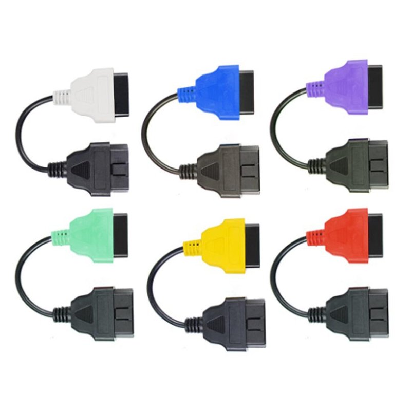 22cm MultiECUScan ECU Scan Adapter Cable Bundle Cable for Fiat