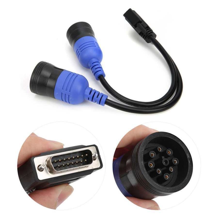 PN 405048 6 and 9-Pin Y Deutsch Cummins Adapter For Nexiq USB Link 125032 Diesel Truck Diagnose Interface