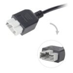 5 Pin to 16 Pin OBD2 Diagnostic Tools Cable for Honda Old Car