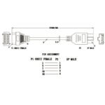 5 Pin to 16 Pin OBD2 Diagnostic Tools Cable for Honda Old Car