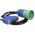 DB25 Pin Male to 9 Pin Cable for CNH EST DPA5 V8.6 Case New Holland Agricultural Diagnostic Instrument