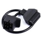 6 Pin to OBD2 16 Pin Adapter Cable For Chrysler