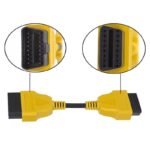 OBD2 16-pin Adapter Cable Male to Female Extension Cable 16-pin Connector for LAUNCH 431 Diagnostic Tool – 17CM