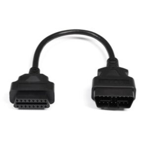 OBD2 16-pin Adapter Cable Male to Female Extension Cable 16-pin Connector for LAUNCH 431 Diagnostic Tool - 30CM