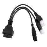 3+4+6pin to OBD 16pin Motorcycle Adapter Cable for Honda Yamaha Motobike