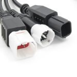 3+4+6pin to OBD 16pin Motorcycle Adapter Cable for Honda Yamaha Motobike