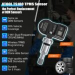 XTOOL TS100 PRO Sensor 2 In 1 (315MHz + 433MHz) Programmable Universial TPMS Sensor