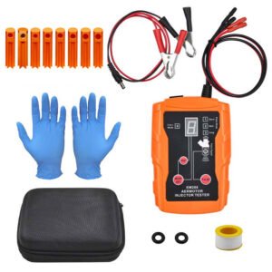 EM288 Fuel Injector Tester Cleaning Tool Kit 8 Pulse Automotive Fuel Injector Tester